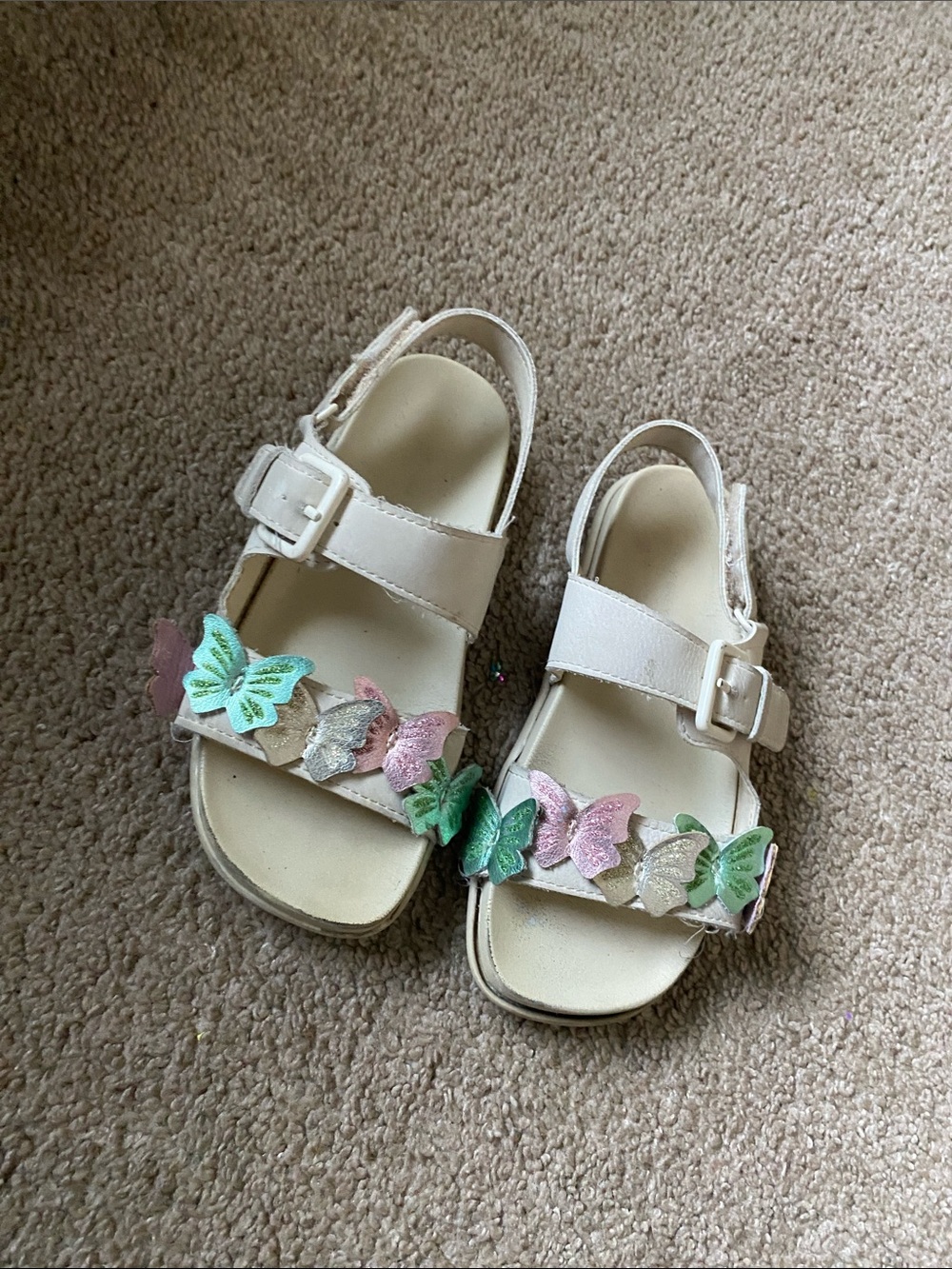 Girls butterfly sandals